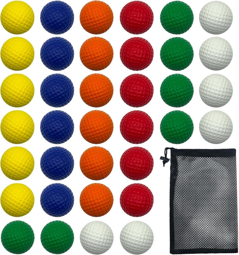 Dsmile 36 Pack Foam Golf Practice Balls Light Soft Elastic Training Multifunction Sport Balls - Image 2